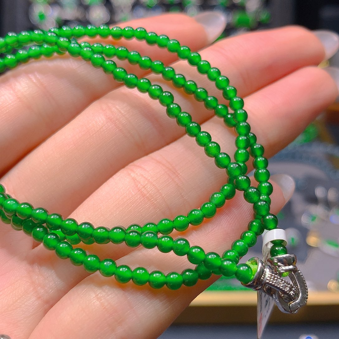 翡翠未镶嵌耳饰天然翡翠