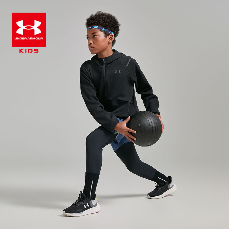 【针织】Under Armour/安德玛儿童连帽舒适运动户外舒适外套4129
