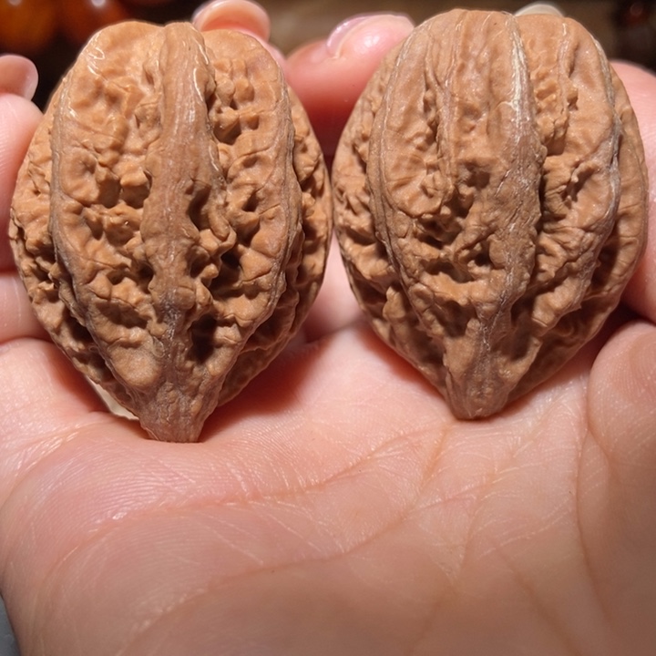 把件文玩核桃东北楸子小雪12