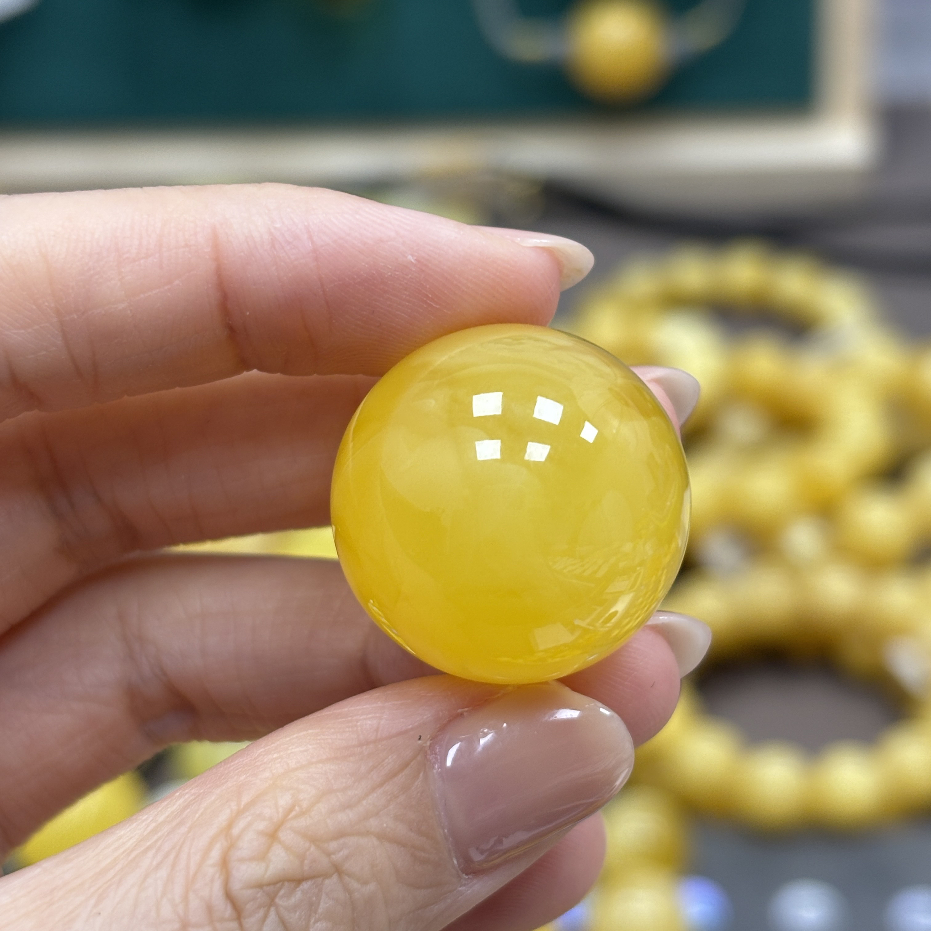 23.6mm焦皮料-小妖珠宝天然原矿琥珀蜜蜡