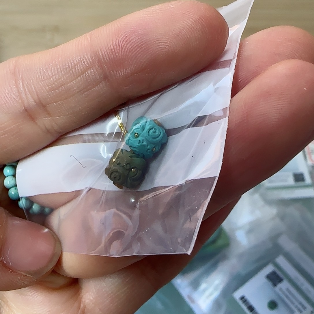 绿松石珠宝半成品未镶嵌