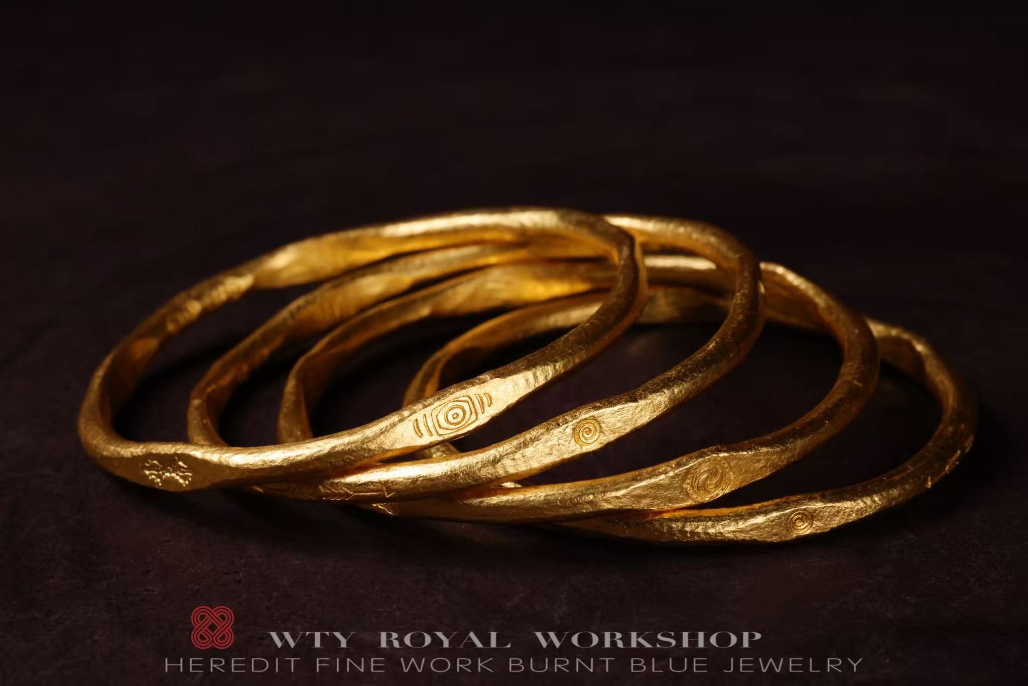 【细工质造】“六合圆满”手镯47.35克