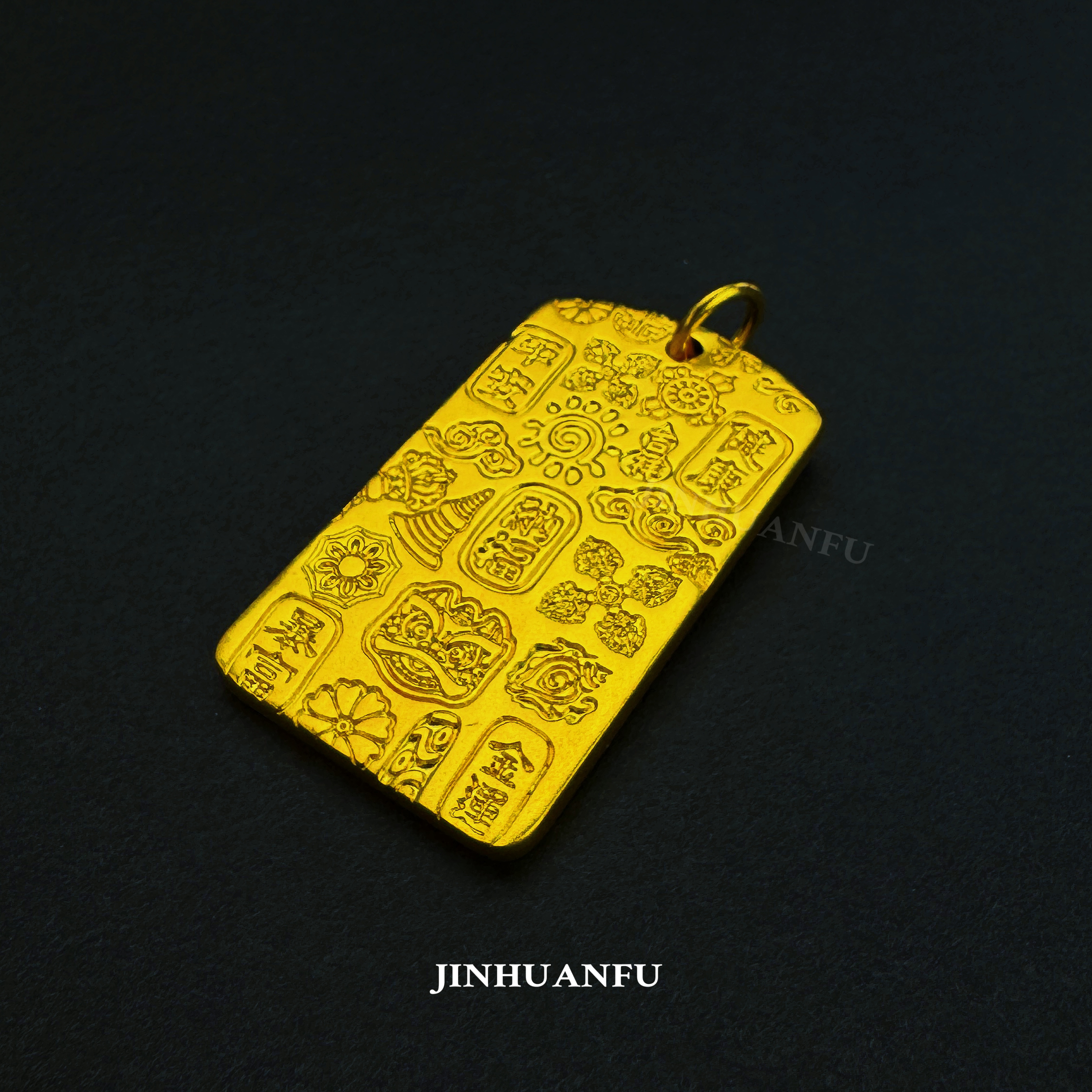 吊坠足银 吊坠足银 足银吊坠  吉言牌吊坠 厚包工艺 手工精致时尚