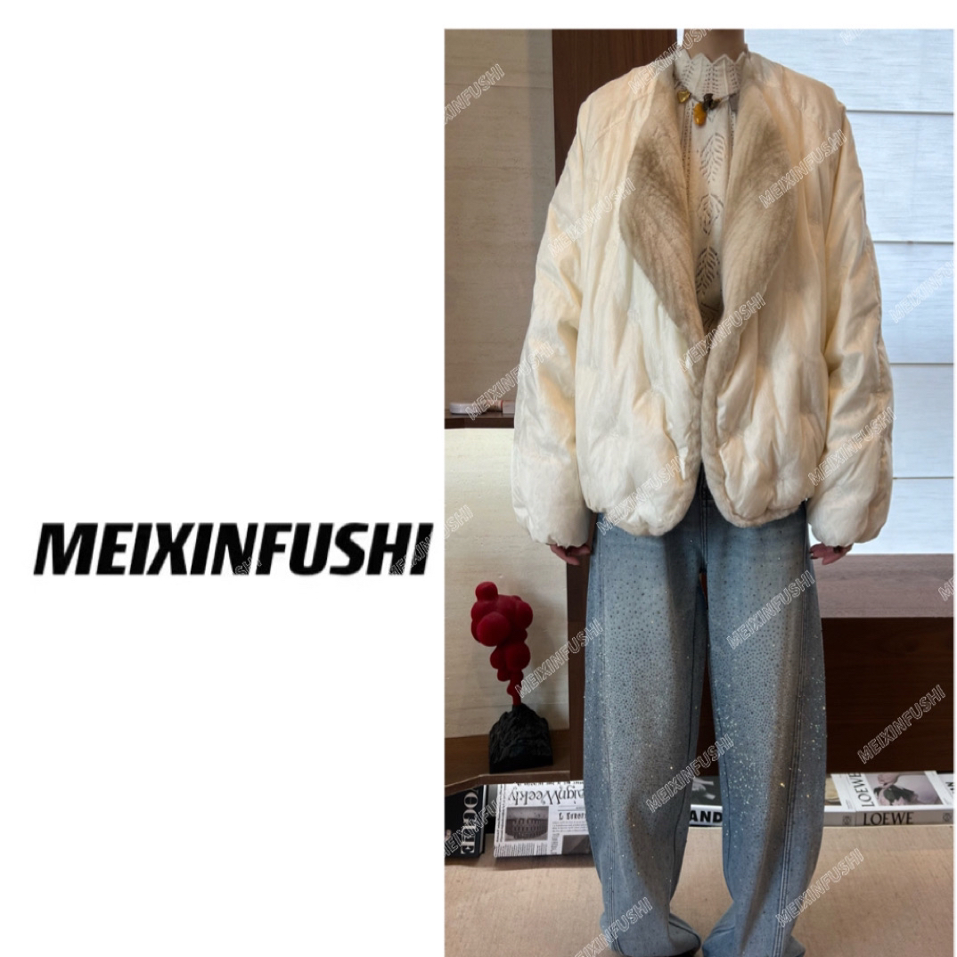 【Mei Xin】欧货刺绣设计羽绒外套/2915/D