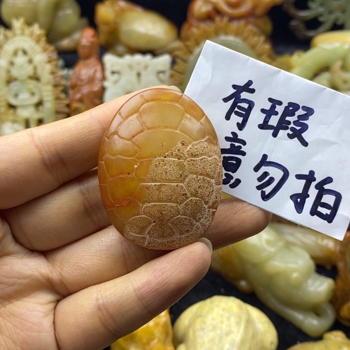 蛇纹石玉颈饰未镶嵌53