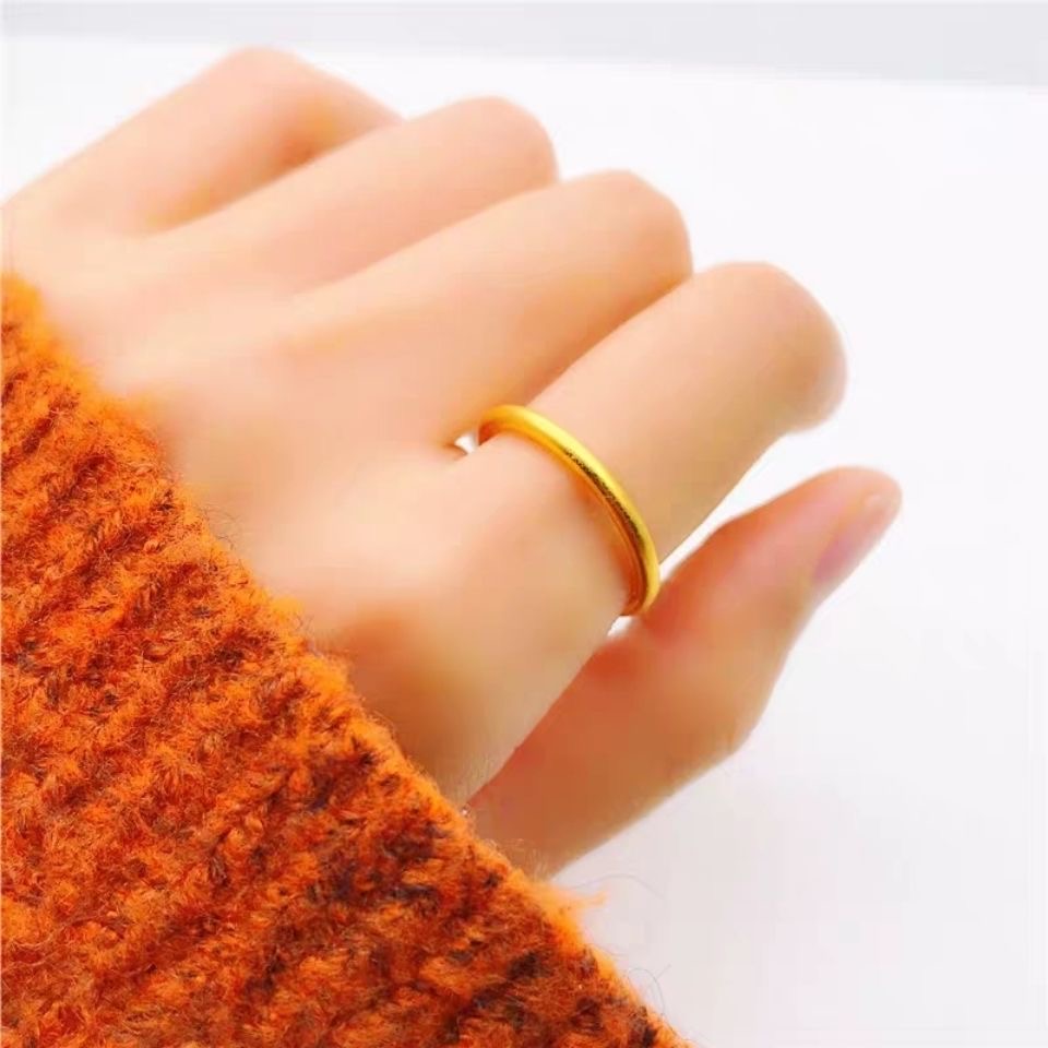 足银戒指 经典—古法传承戒指—时尚百搭简约 礼物