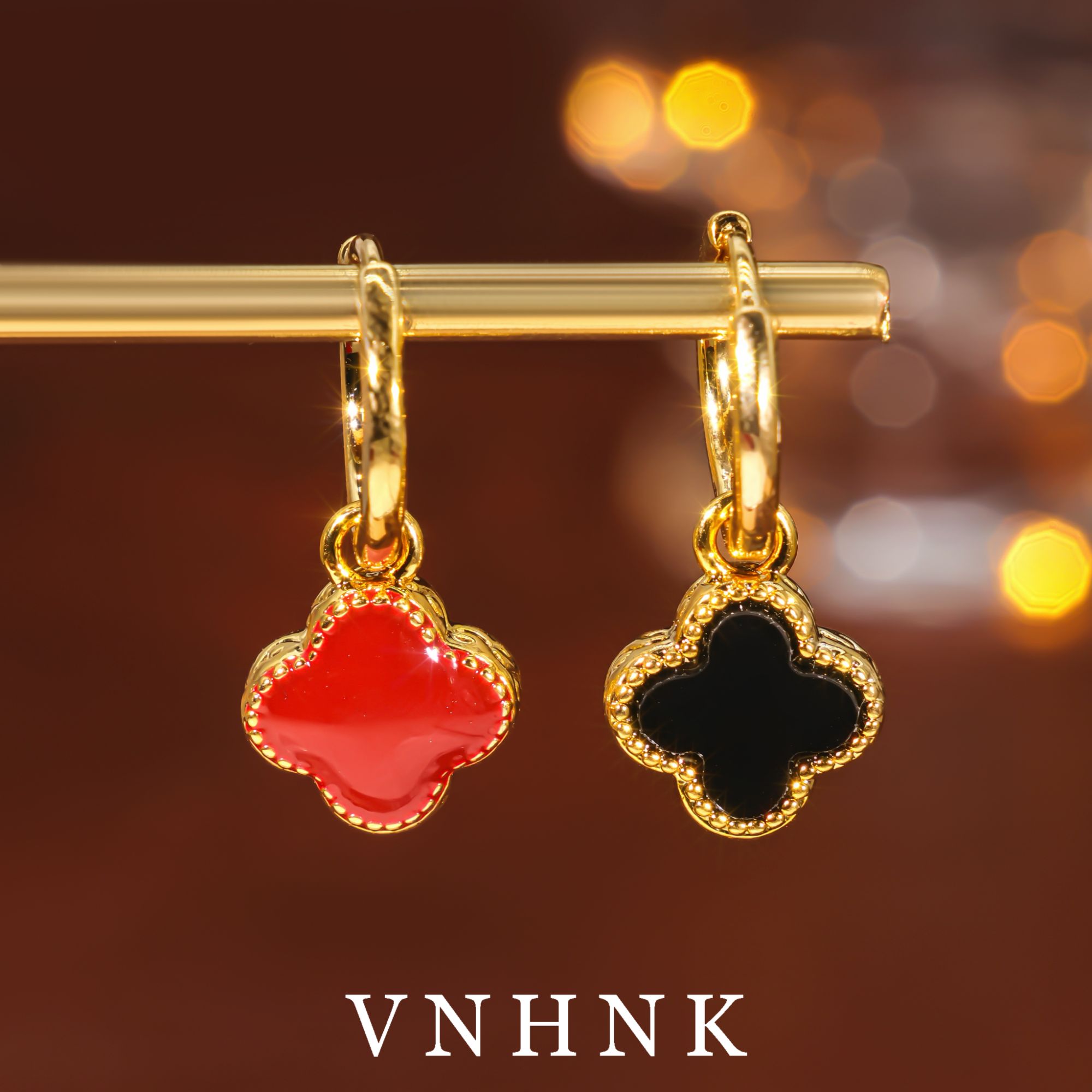 铜合金耳饰 美可儿  F580  金色百搭小众百搭耳环