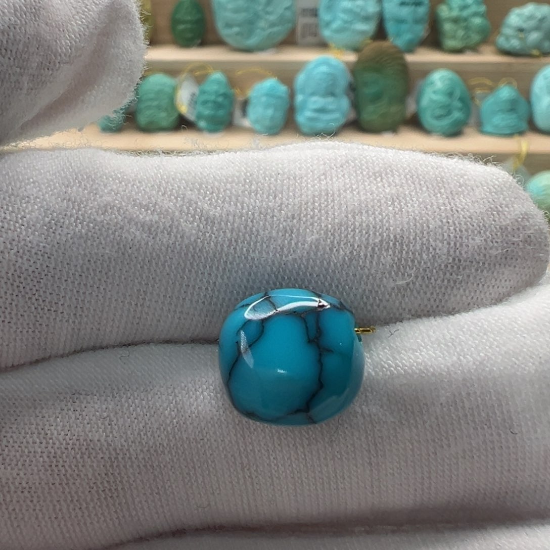 未镶嵌绿松石随形11.1mm