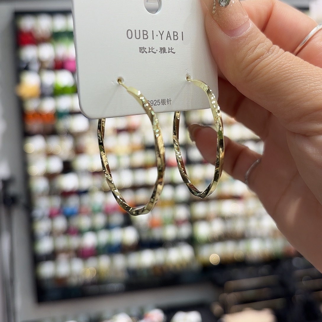 铜合金925银耳圈和