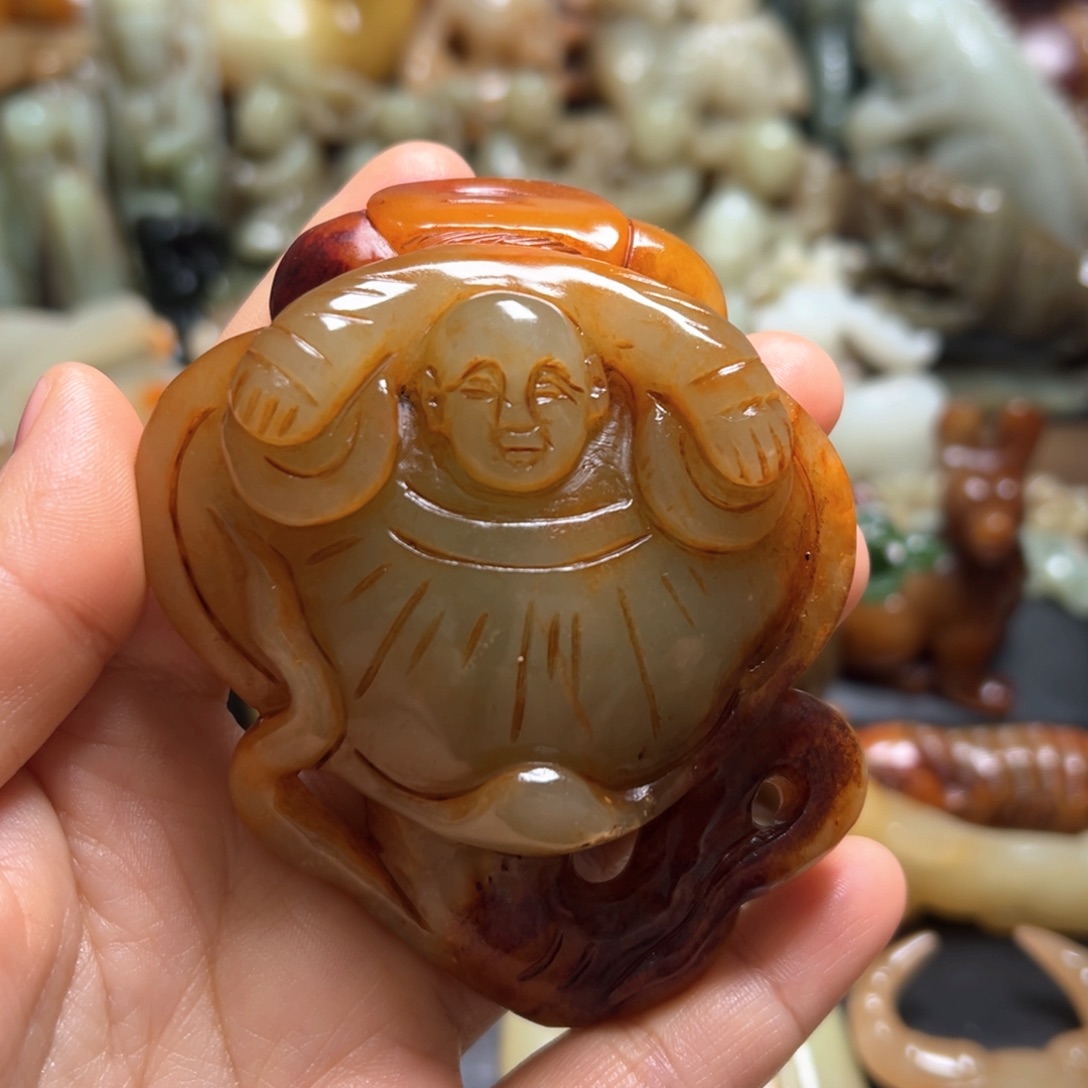 和田玉颈饰未镶嵌