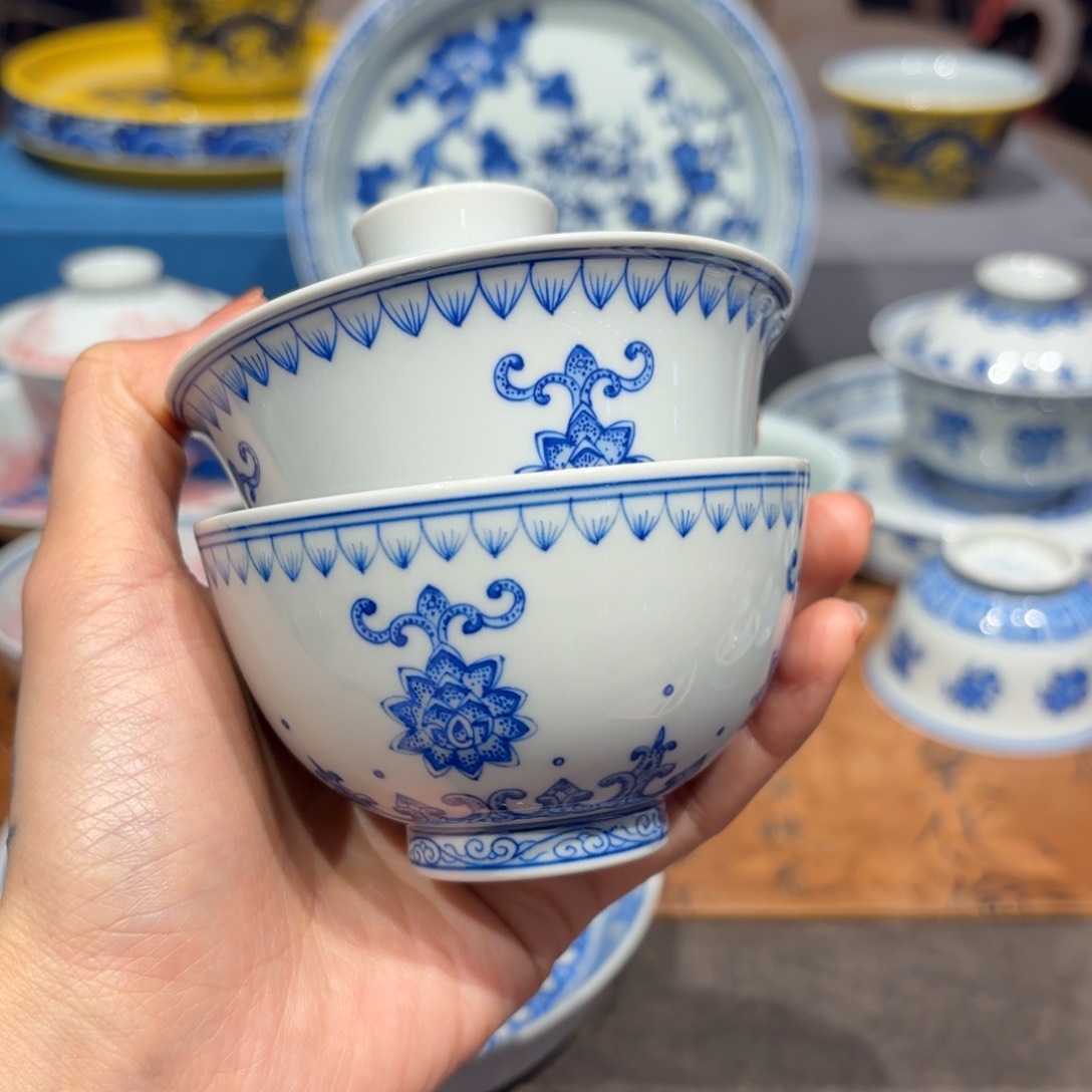 瓷片甜*手工手绘陶瓷茶具