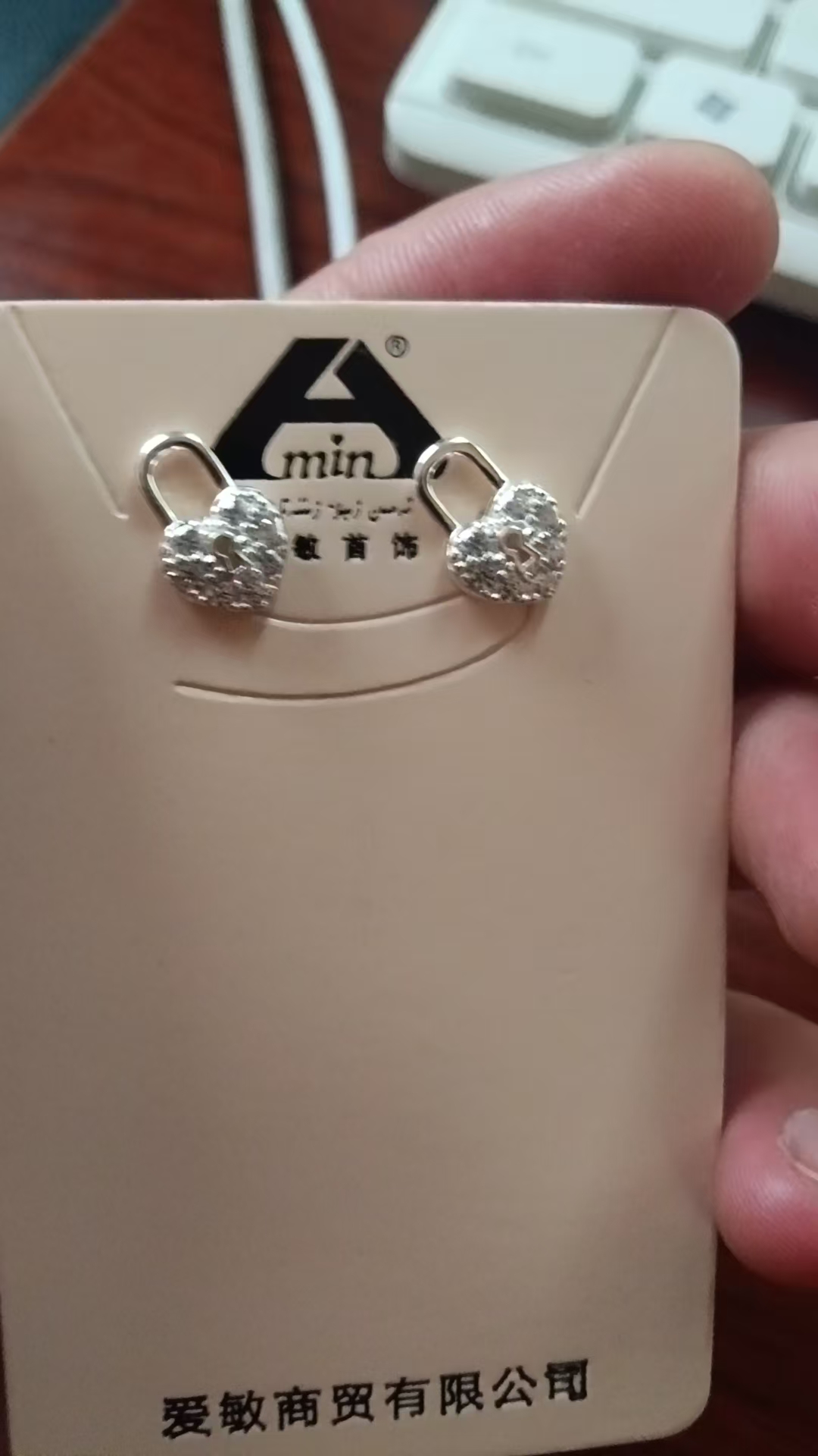 足银耳饰 爱民纯银首饰耳环135163