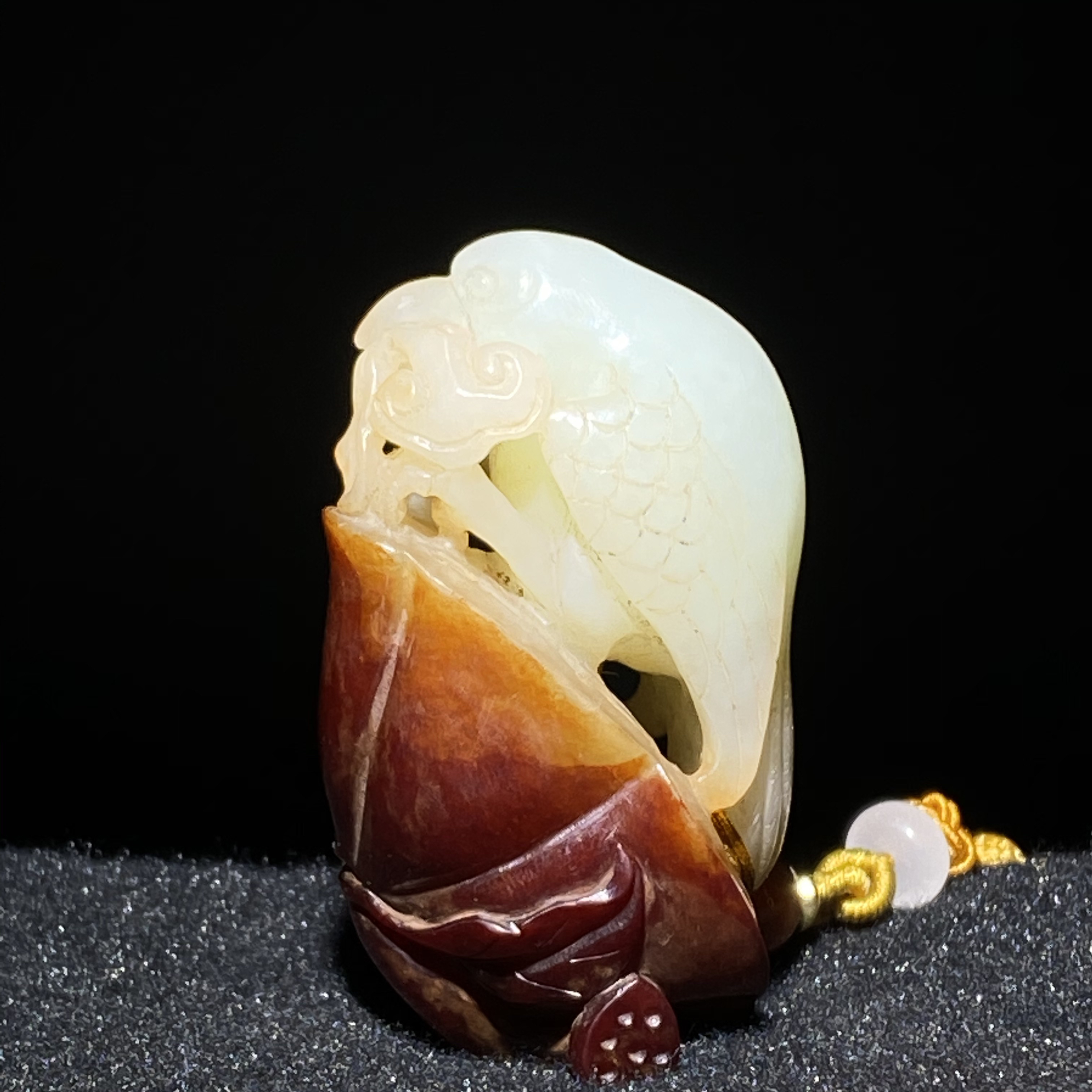 臻藏（8a）和田玉一鹭连科2412310050