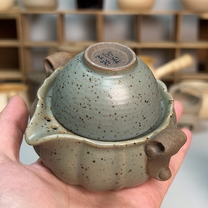 壶老段烧陶瓷茶器！