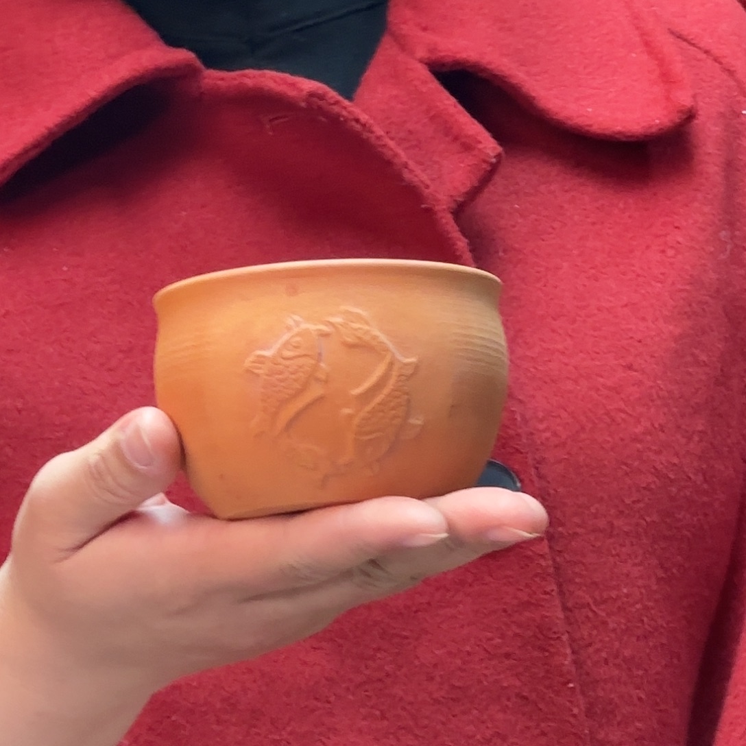 小****茶盏柴窑双鱼定制明年