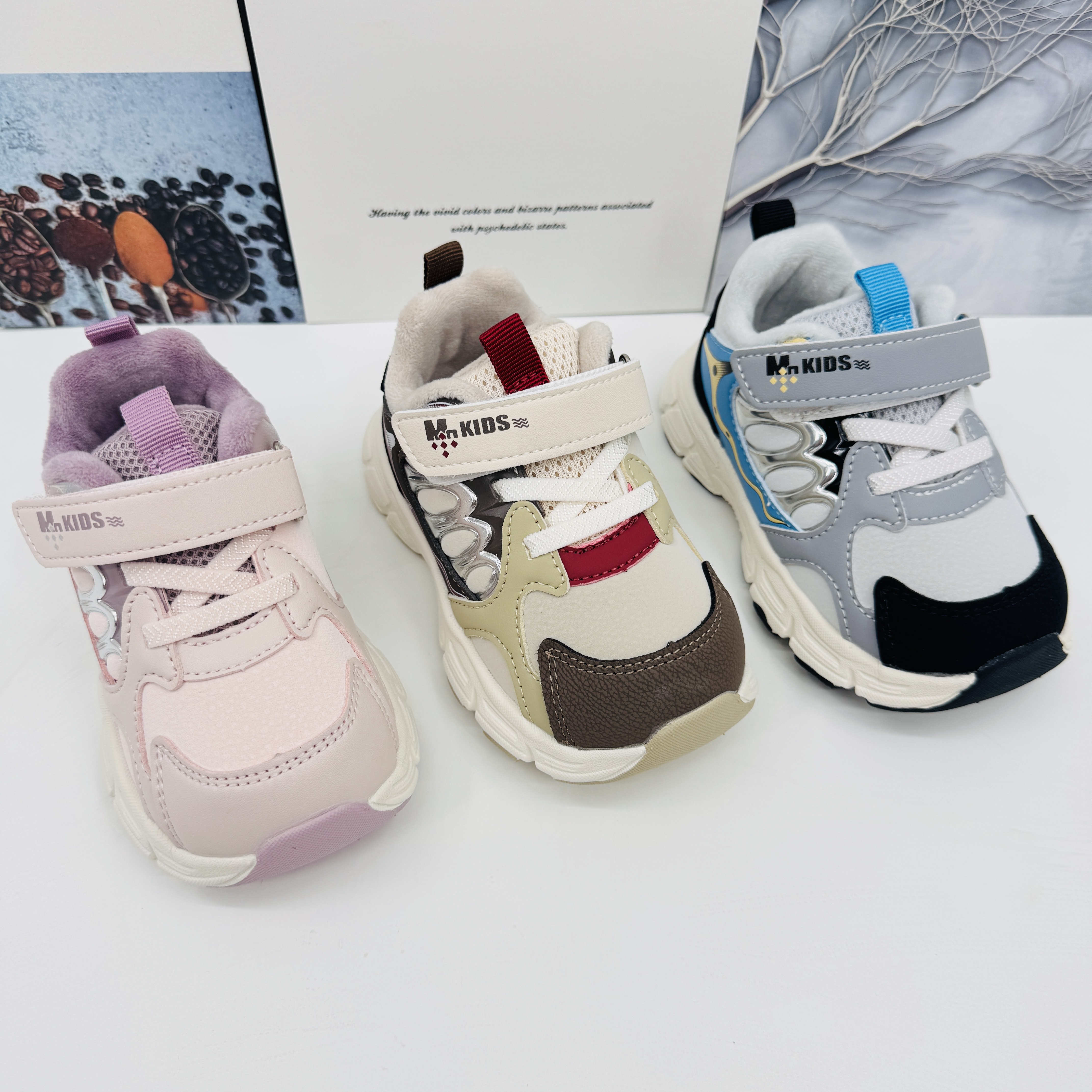 B2区5830冬季儿童时尚休闲运动复合底棉鞋