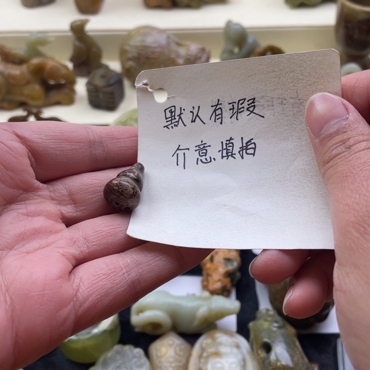 蛇纹石玉颈饰未镶嵌1