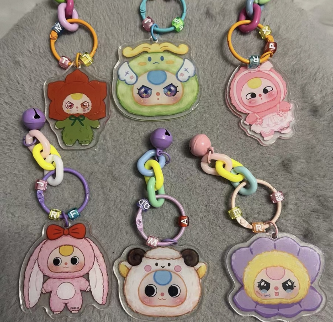 娃三岁亚克力挂件