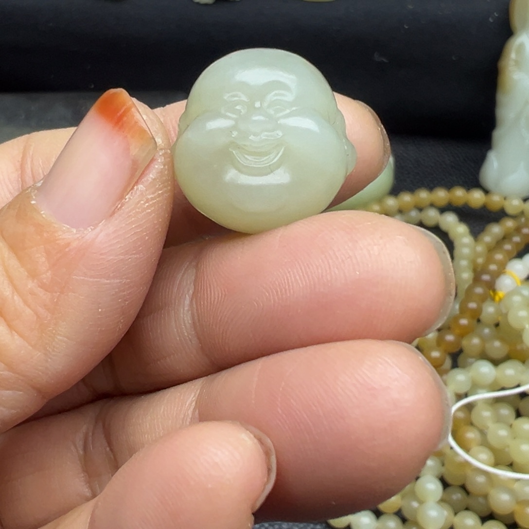 和田玉（糖玉）未镶嵌吊坠(不含链)