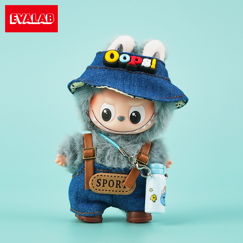 【10cm娃通用】mini小鼻嘎运动背带裤套装（不含娃）