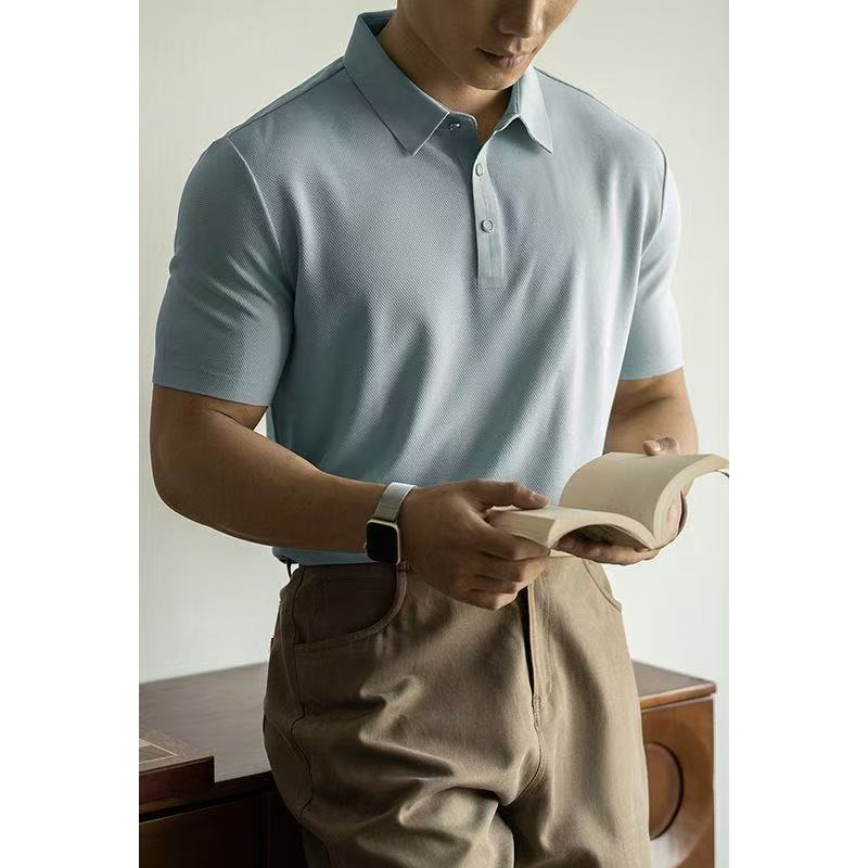 【A】2025新款时尚夏季翻领男休闲