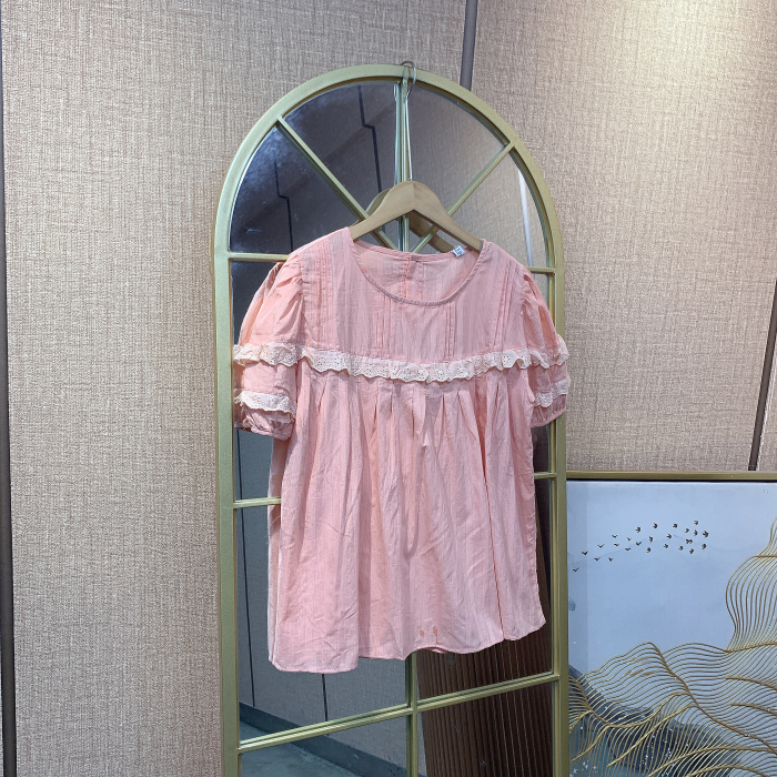 CR43孕妇粉色上衣L100-130