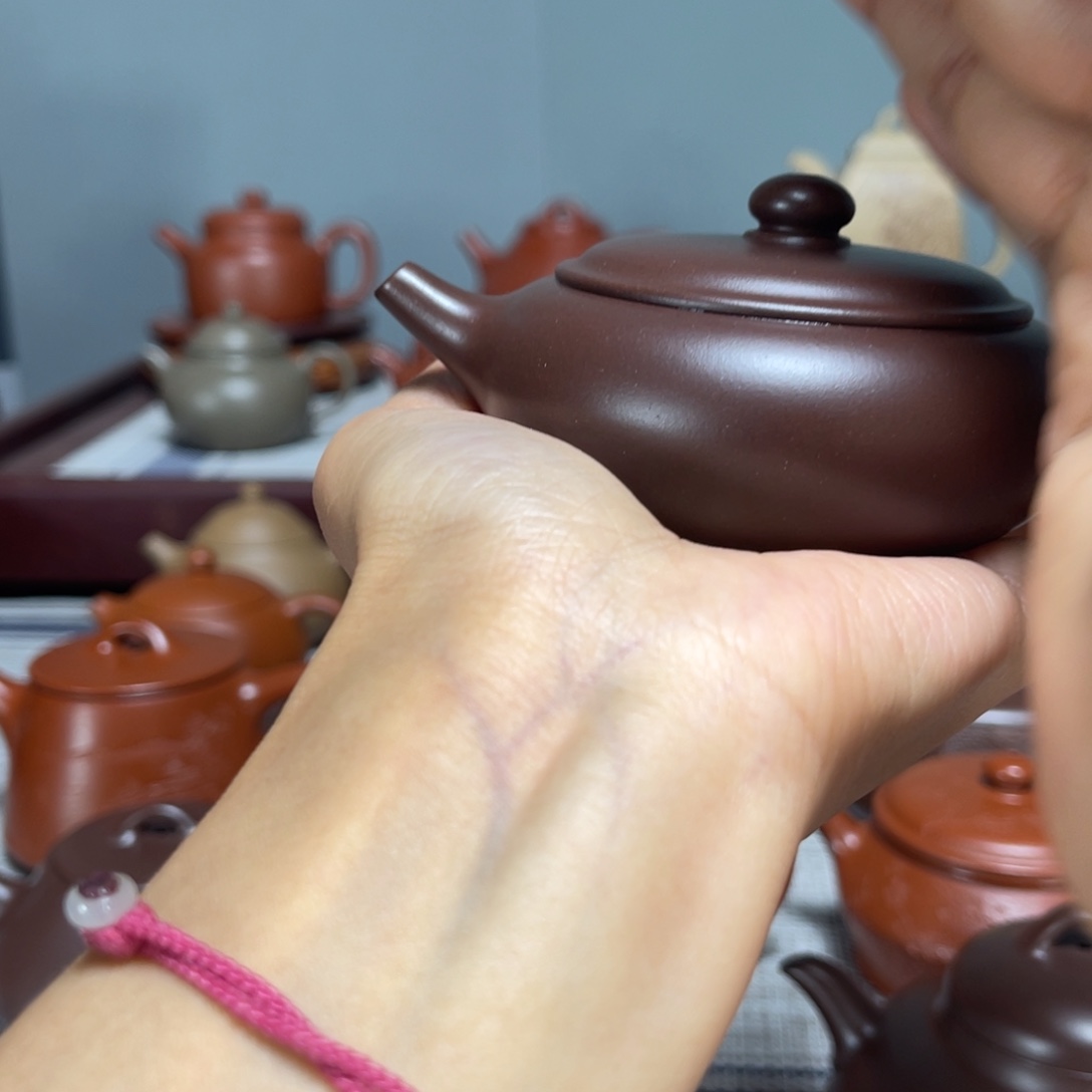 ****面茶壶紫砂半手香玉110cc