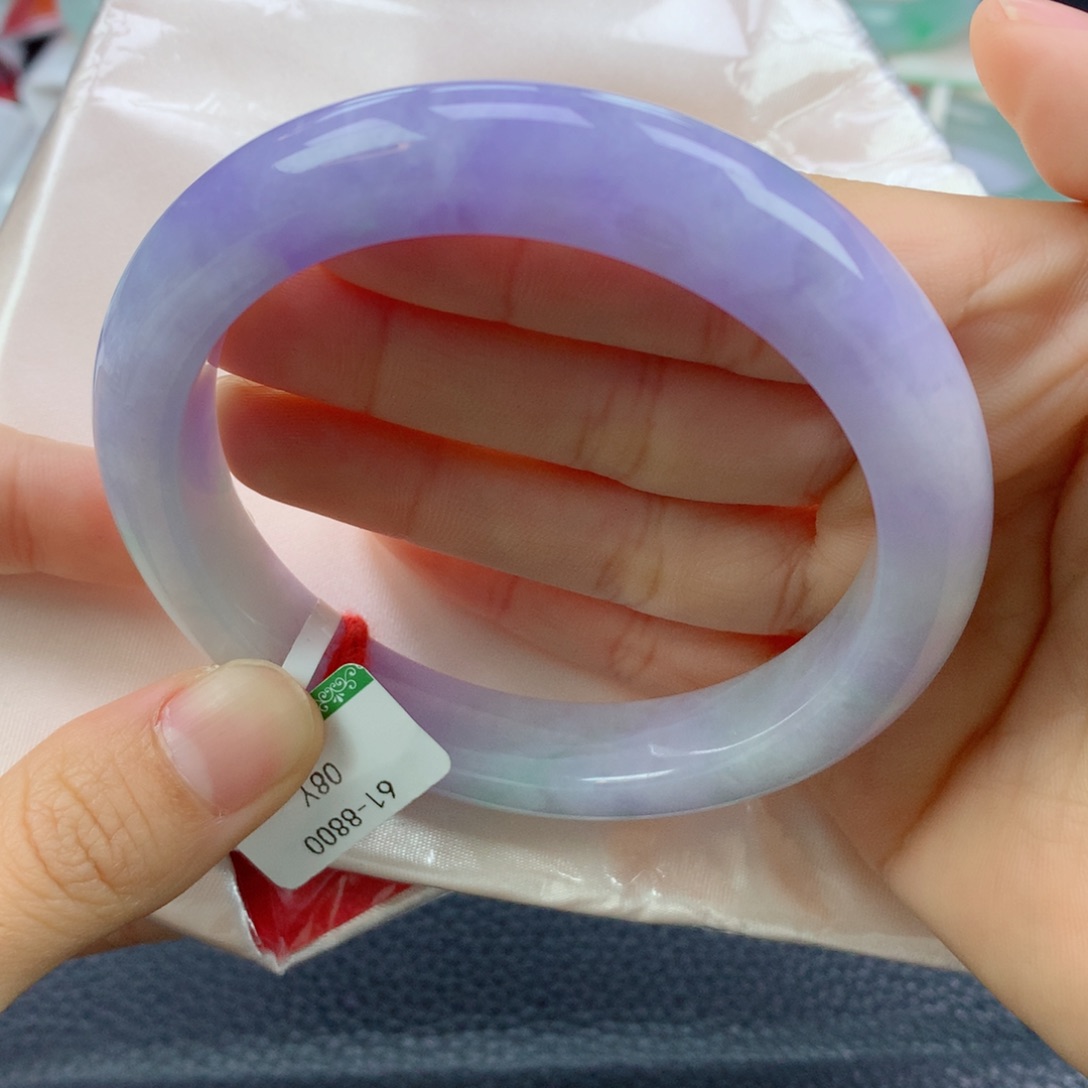 翡翠手镯未镶嵌61正