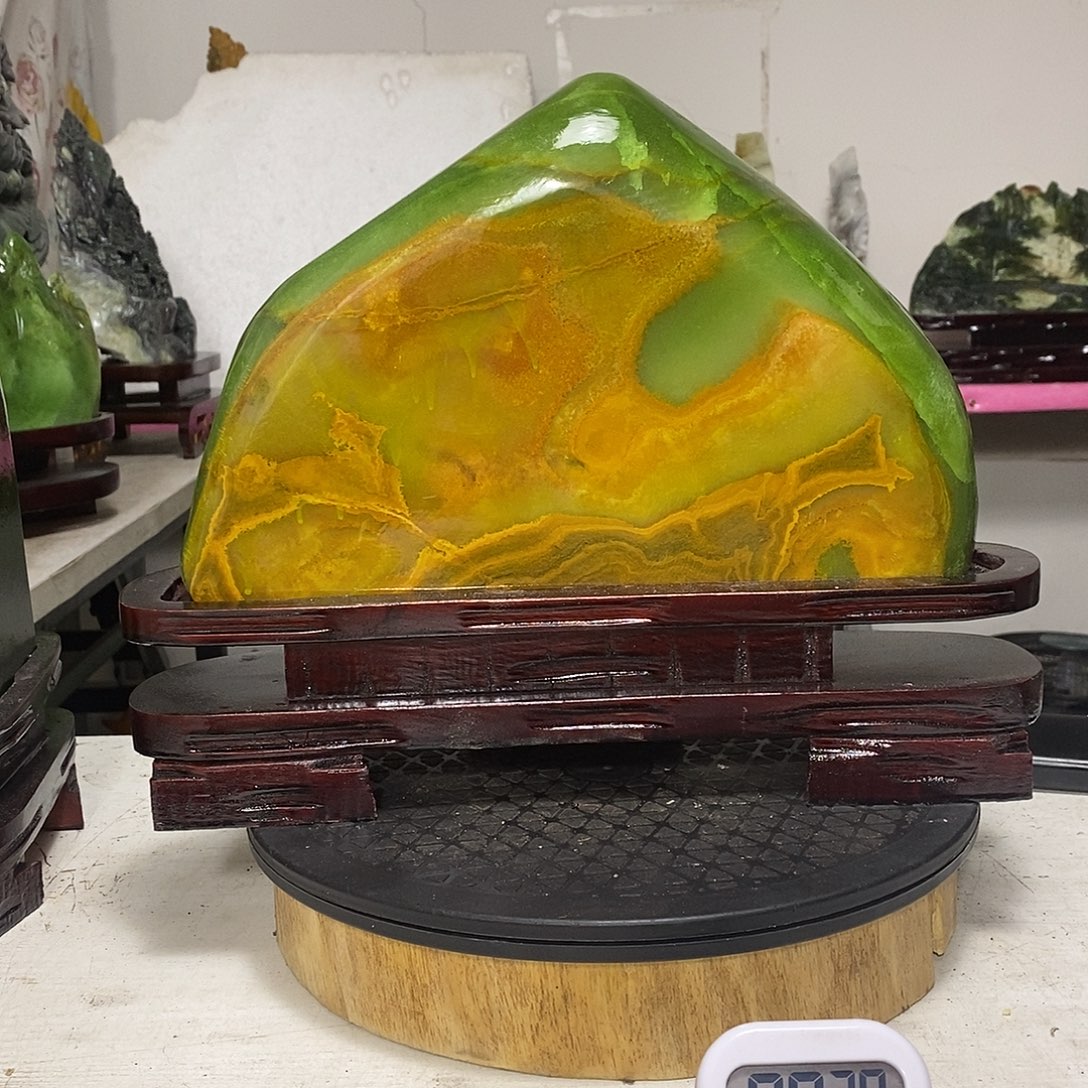 张***田玉玉未镶嵌居家摆件