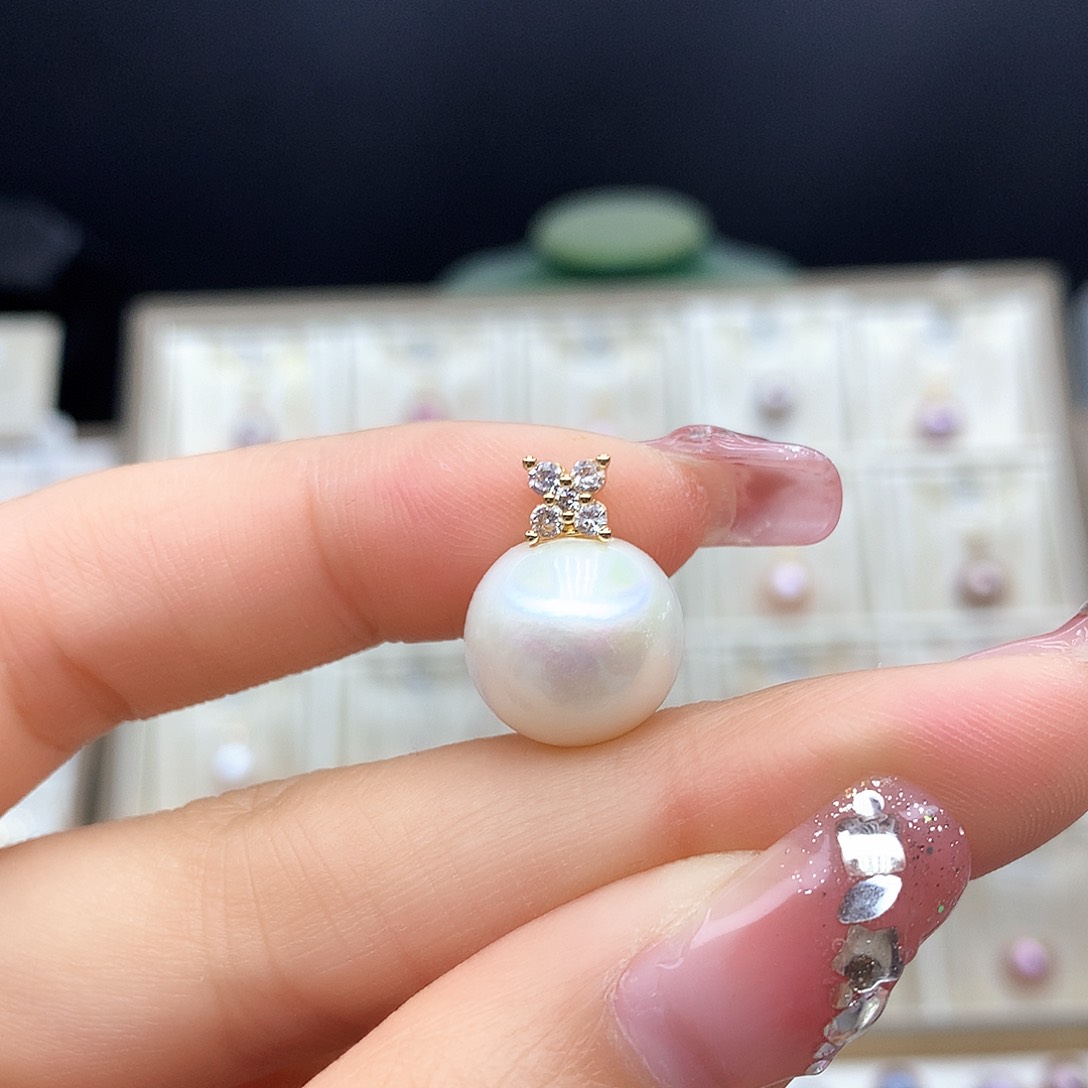 淡水珍珠颈饰合金