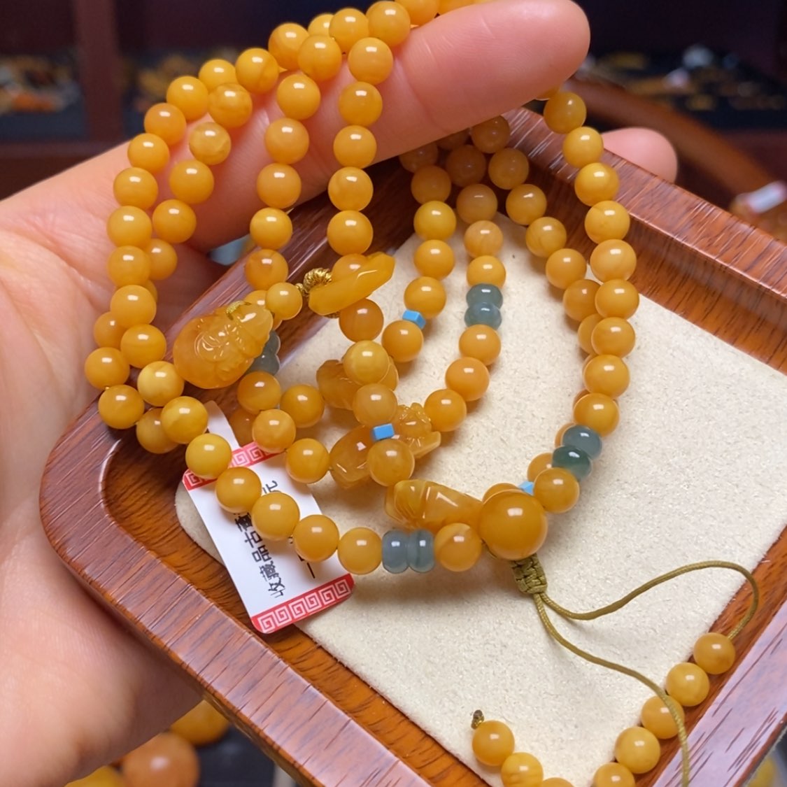 【闪购商品】蜜蜡颈饰未镶嵌项链