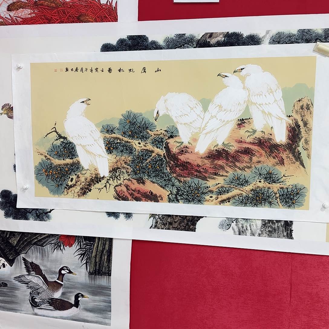 国画经典花鸟系列作品