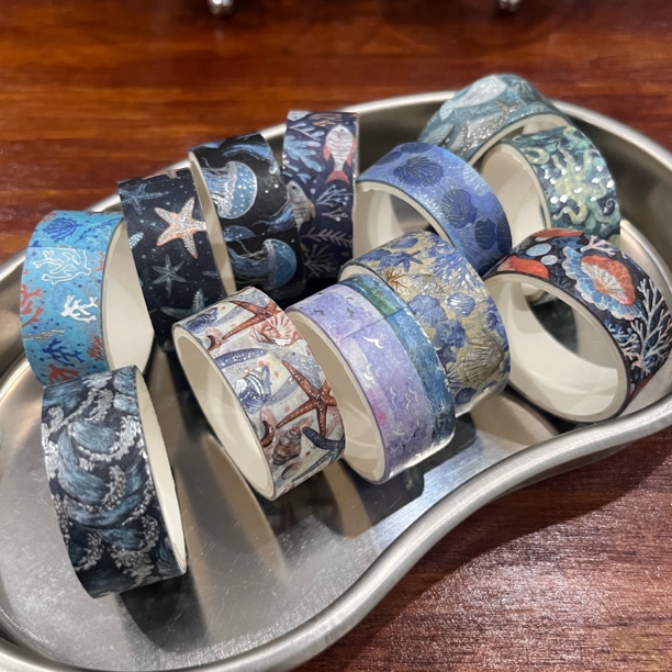 [分装] 国产胶带海洋烫金系30cm（共12款）