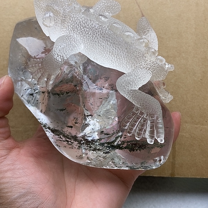 向***生水晶未镶嵌大型摆件（非配饰）