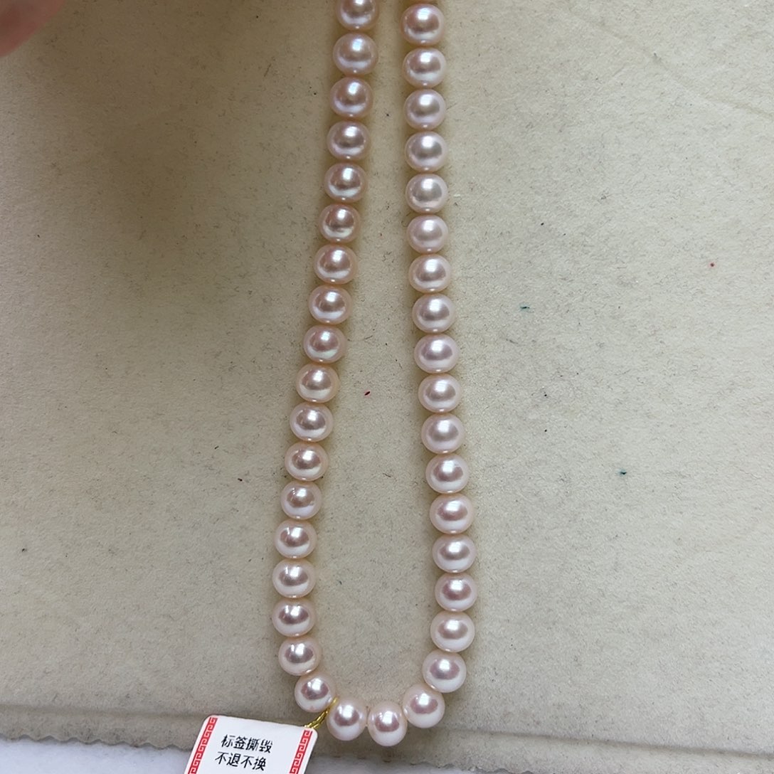 淡水珍珠颈饰银S925镶嵌o*k