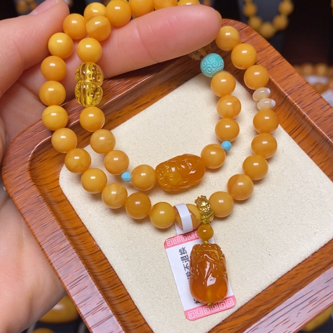 【闪购商品】蜜蜡手链未镶嵌手串
