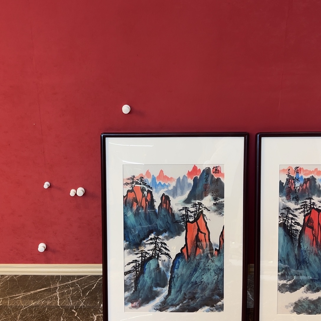 横款精品书画作品