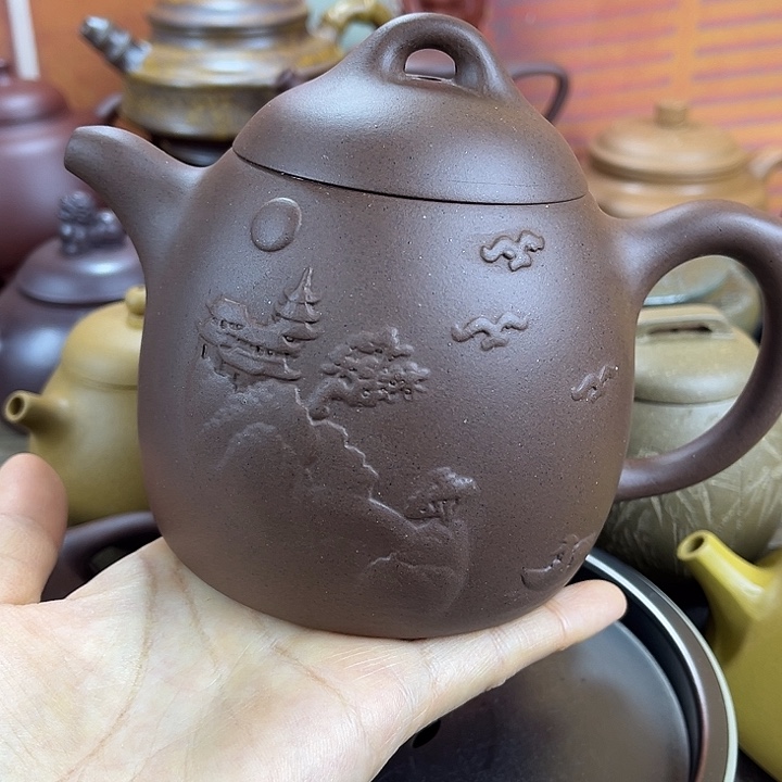 紫砂茶壶宜兴紫砂壶微瑕晃盖