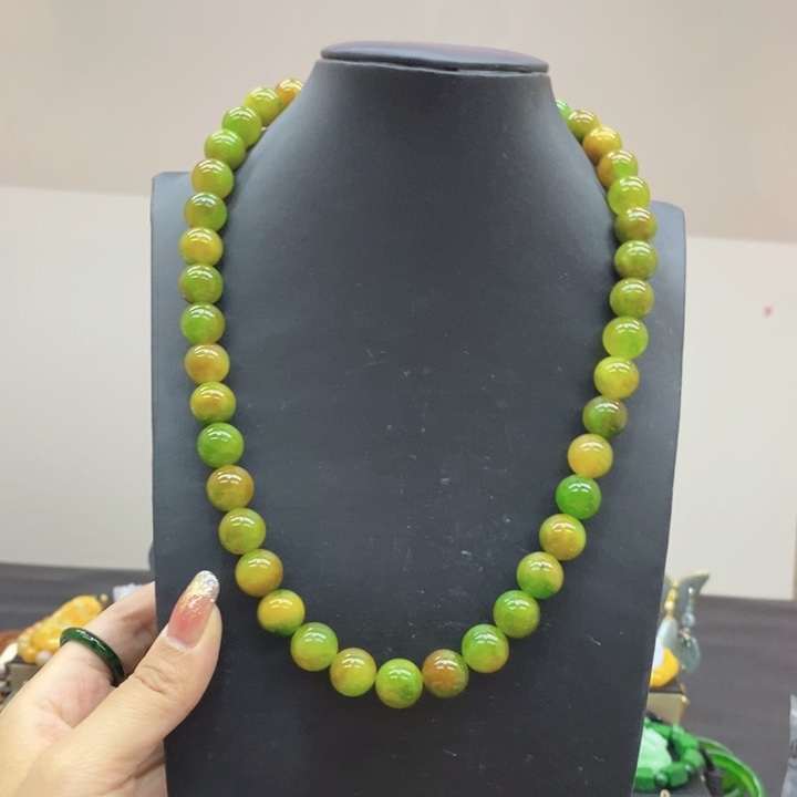 竹***7翡翠未镶嵌颈饰项链3