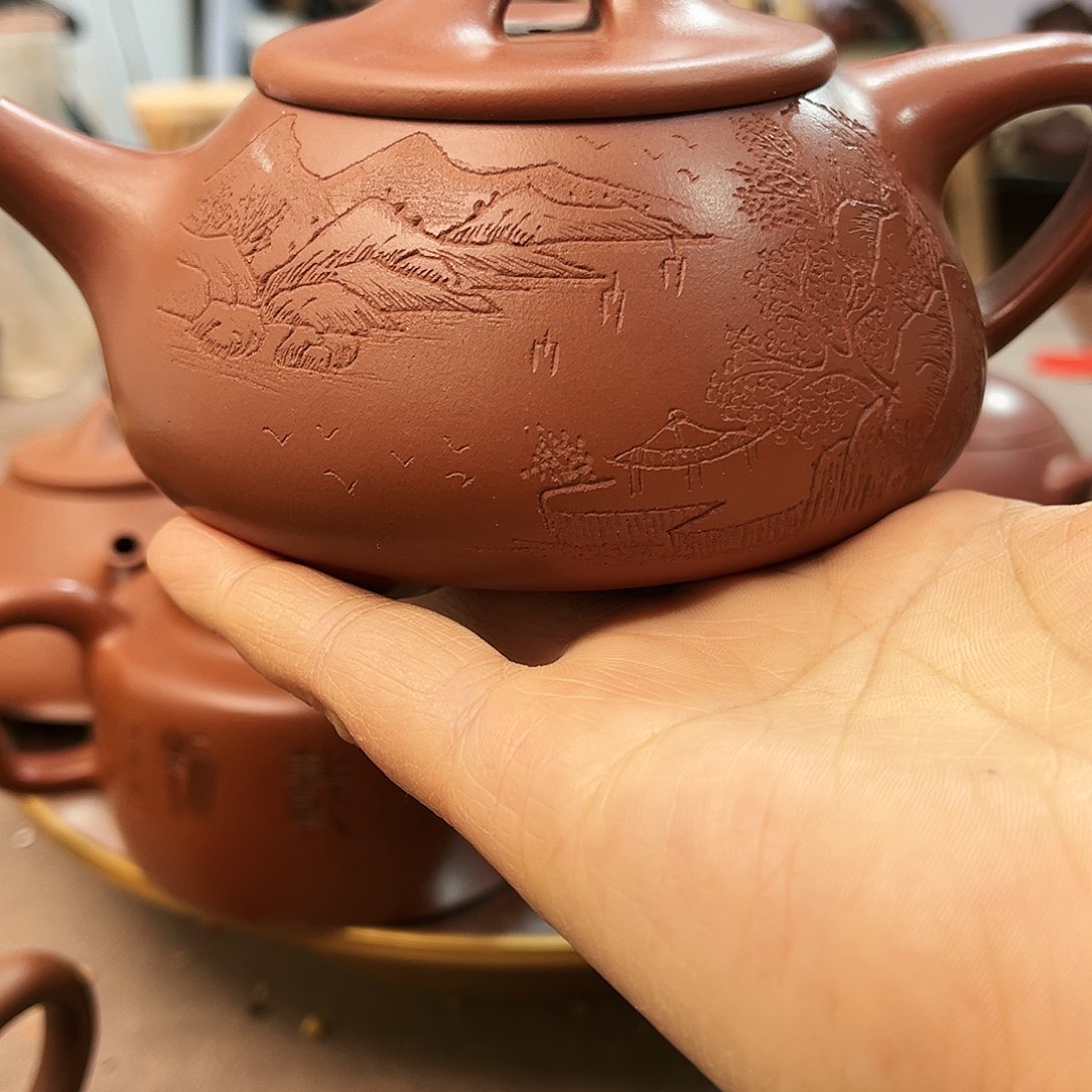 紫砂茶壶全手工制作