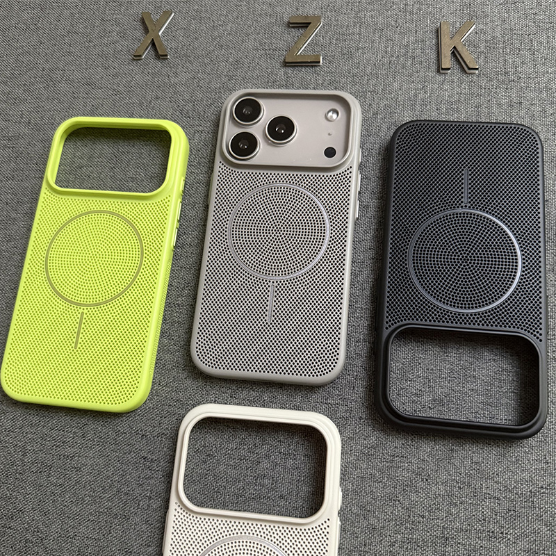 无线充磁吸散热适用苹果17Pro手机壳男iphone17Air超薄max磨砂壳