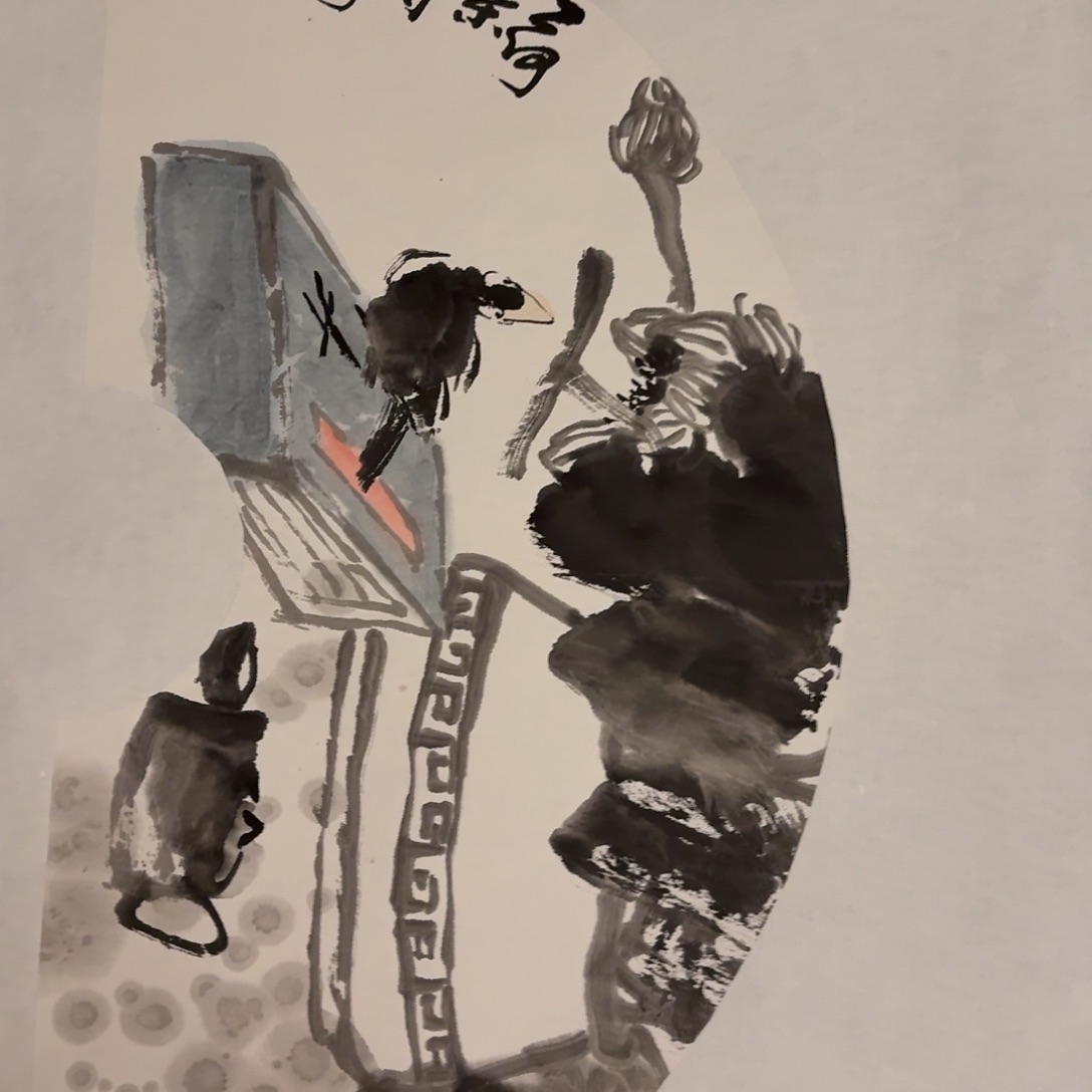 国画雷公老师作品画作