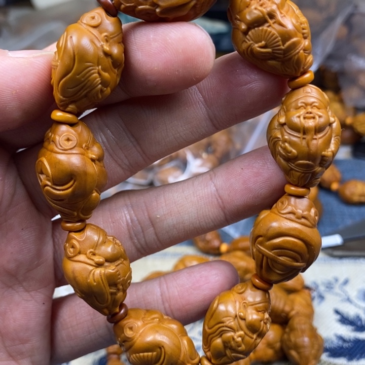 橄榄核手串/手链橄榄核雕工艺手串