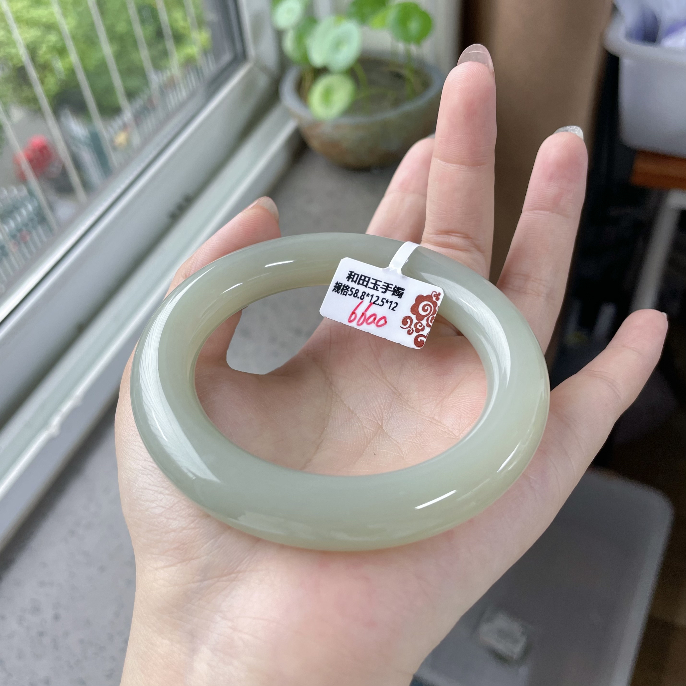 新疆且末料圆条手镯天然玉石和田玉手镯多样性发货圈口50-62mm