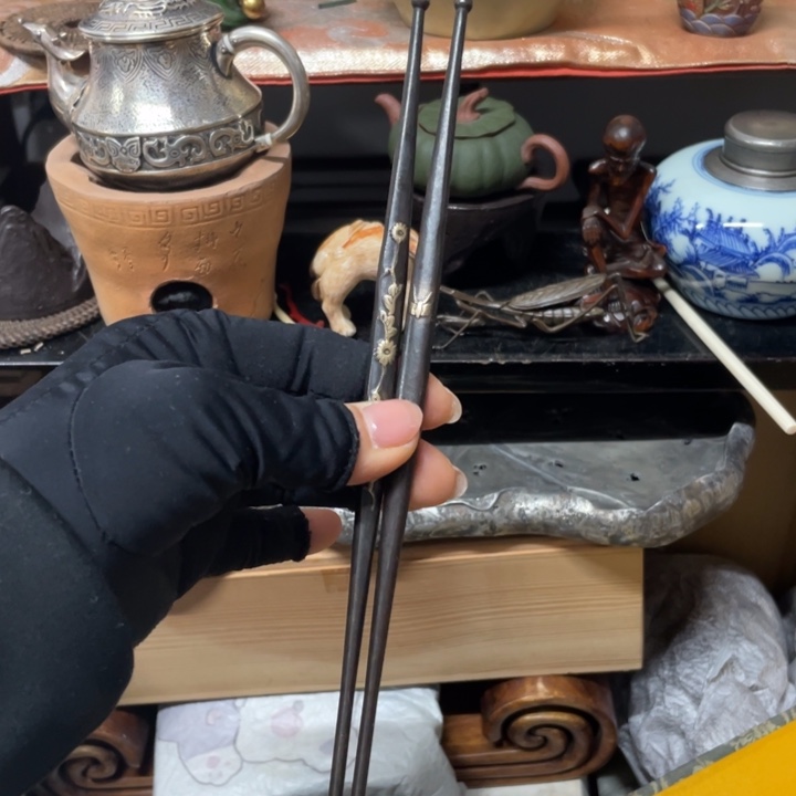 铜中古工艺品摆件