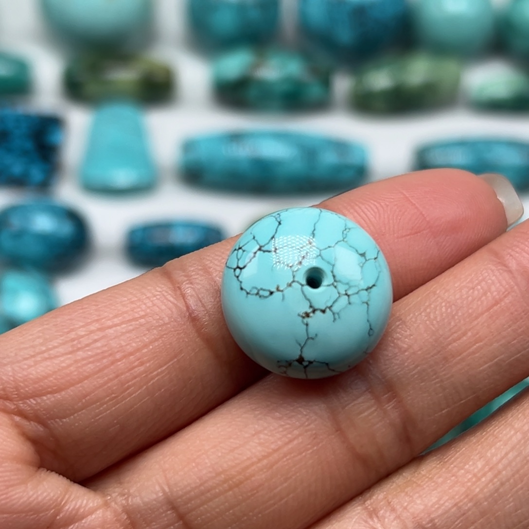 绿松石珠宝奇石未镶嵌