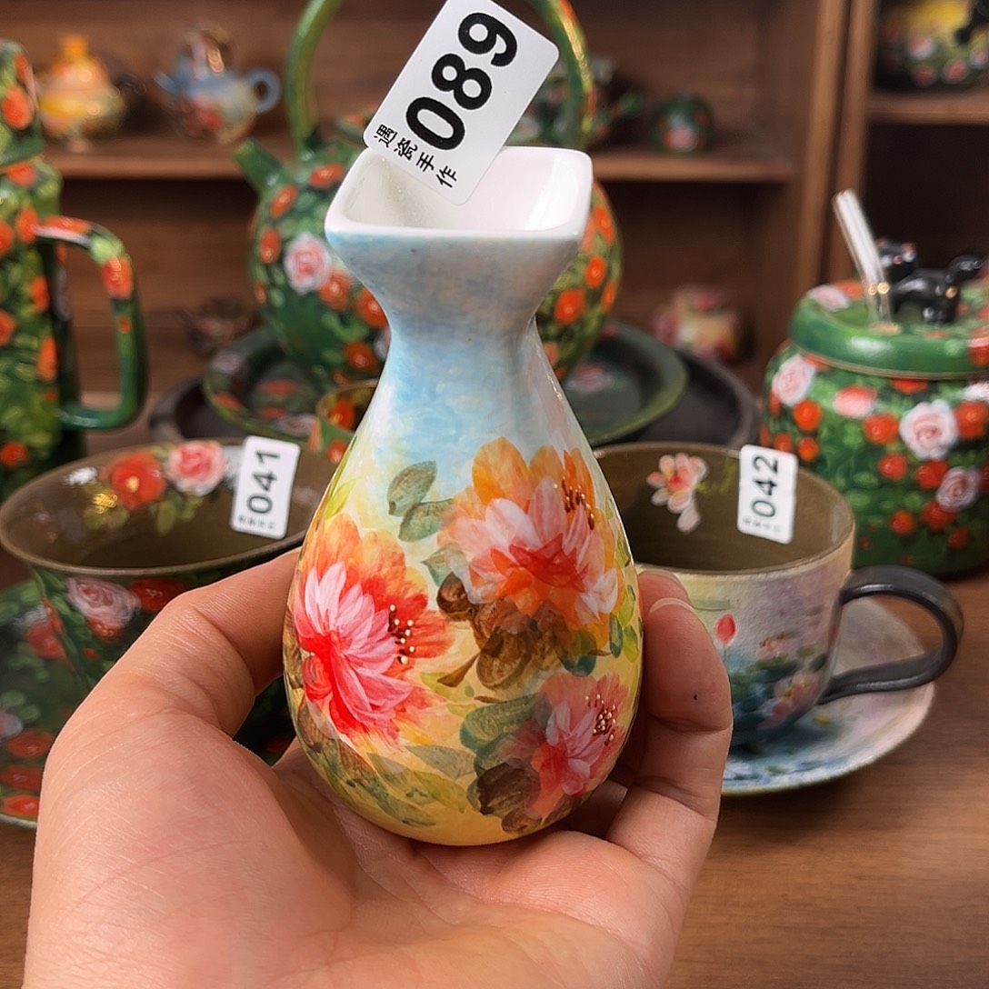 纯纯莫奈油画风纯纯莫奈油画风花瓶