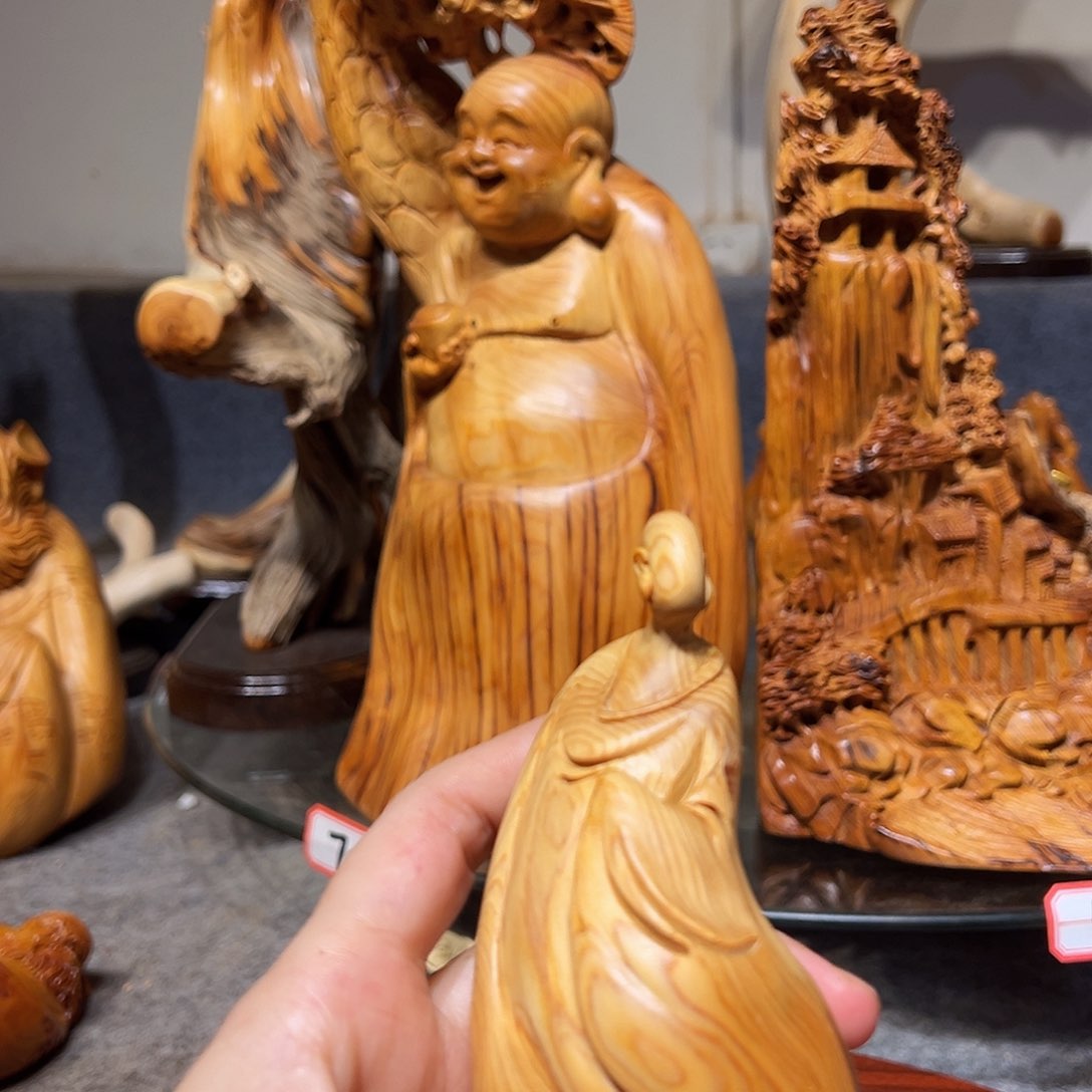 柏木（崖柏）崖柏木手把件摆件