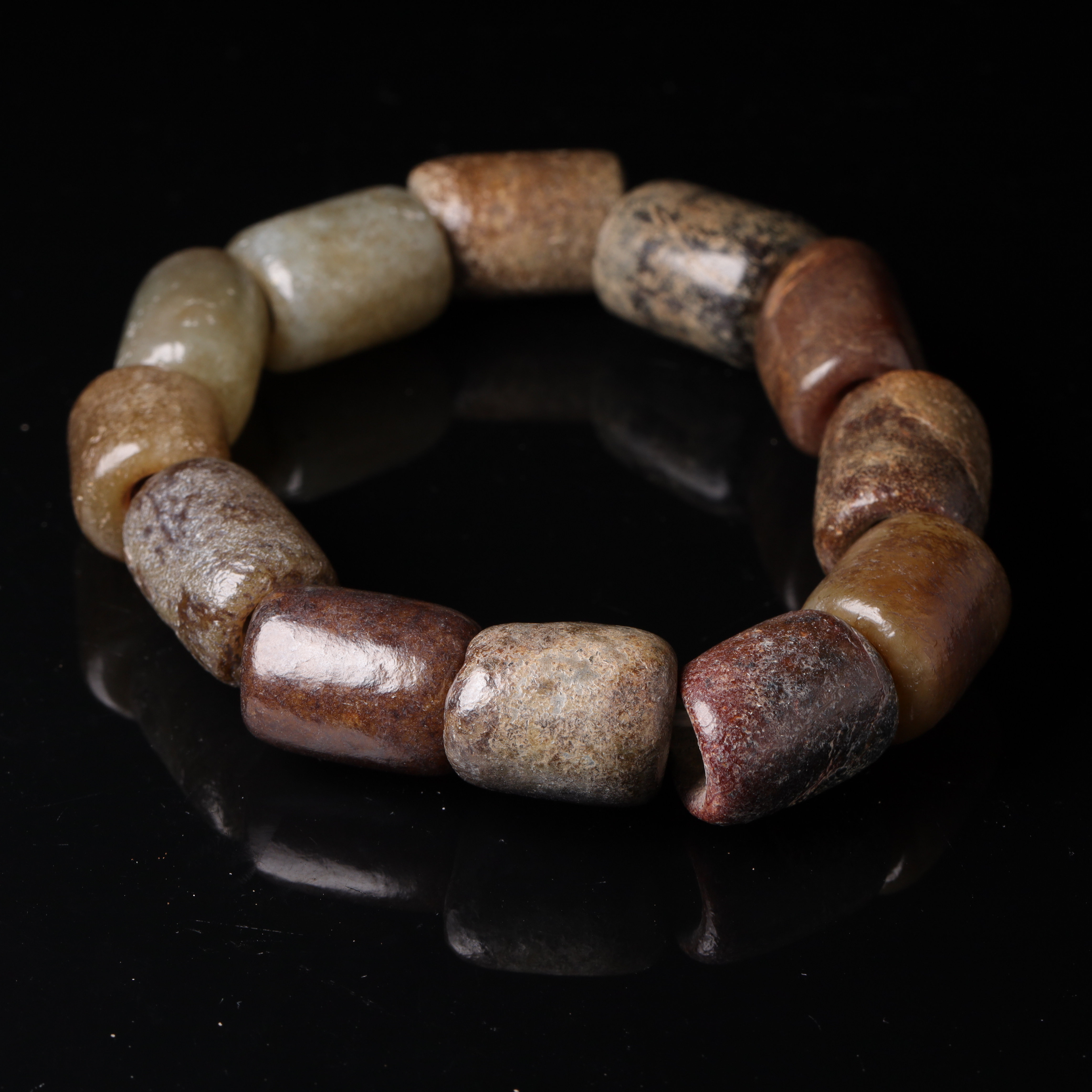 明代和田玉素手串-NX