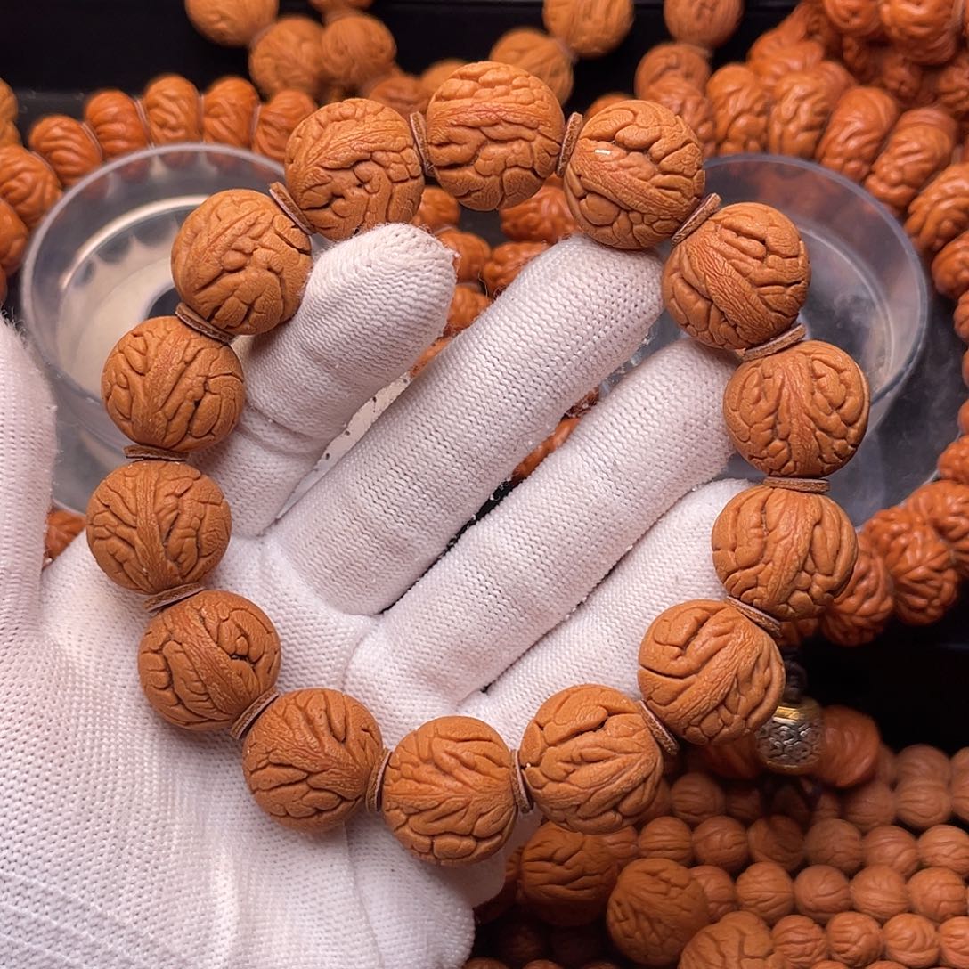 手串桃核精品金丝龙珠2.0